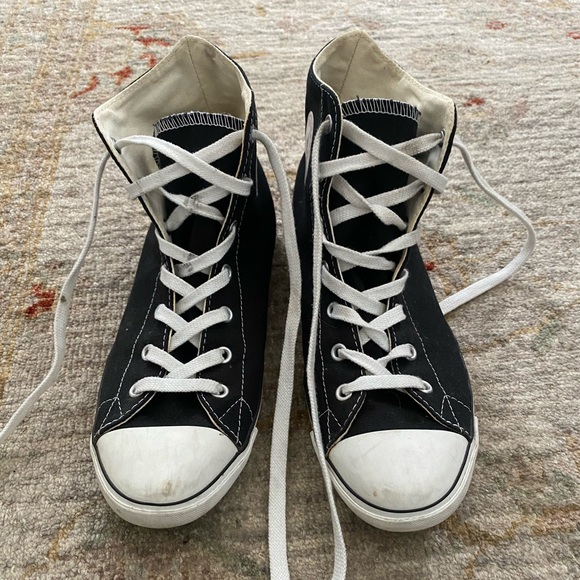 Converse Chuck Taylor Women's Light Black High Top Women 8.5 - Picture 3 of 8
